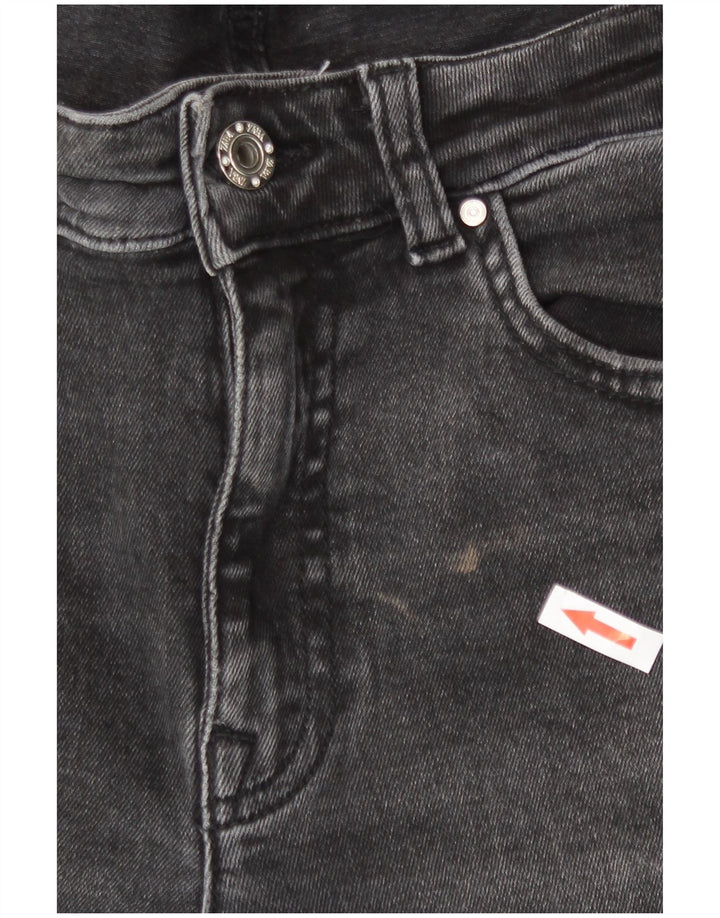 Zara Jean Slim Femme EU 42 Large W32 L26 Gris