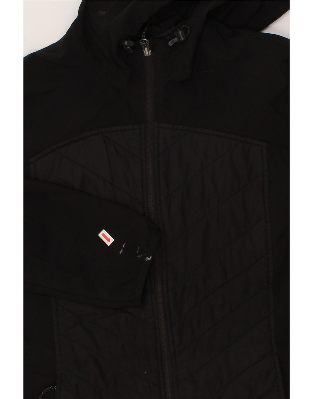 EDDIE BAUER Womens Hooded Windbreaker Jacket UK 16 Large Black Vintage Eddie Bauer and Second-Hand Eddie Bauer from Messina Hembry 