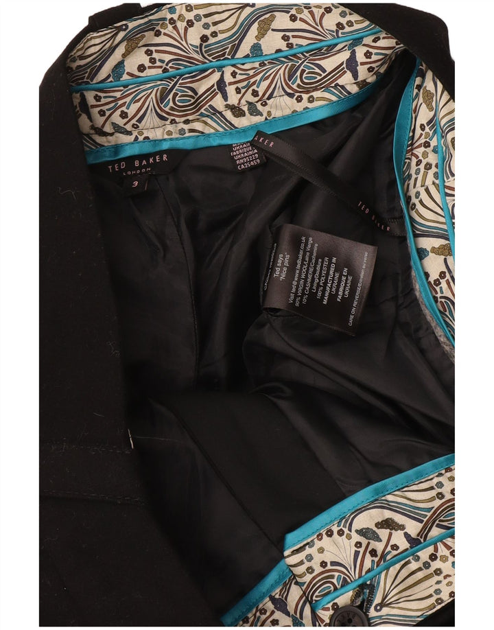 Ted Baker Short décontracté pour femme Taille 3 Medium W34 Noir Polyester