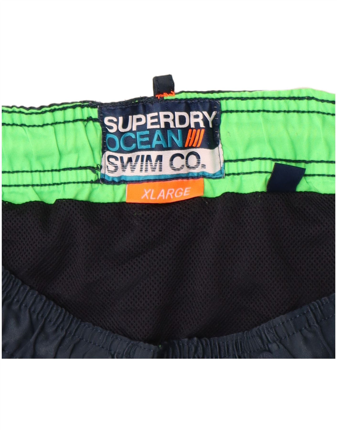 Superdry Short de Bain Graphique XL Bleu Marine Camouflage Polyester Homme