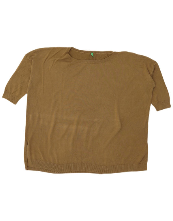 Benetton Chemisier Top UK 20 2XL Kaki Femme