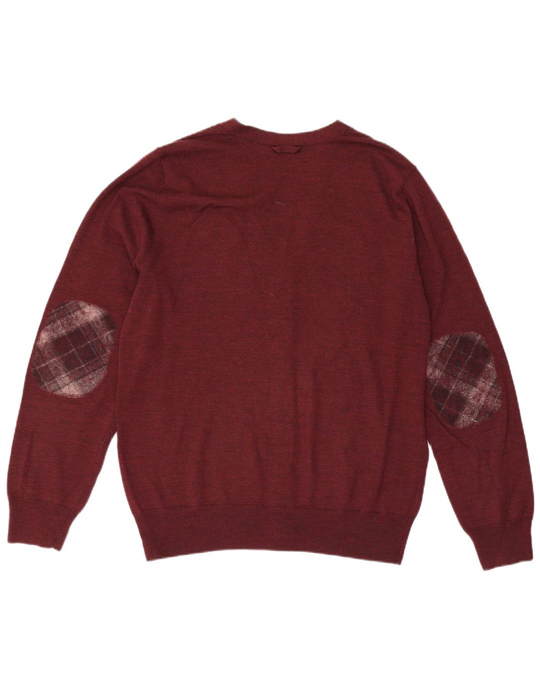 Fred Perry Cardigan pour homme en laine bordeaux moyen