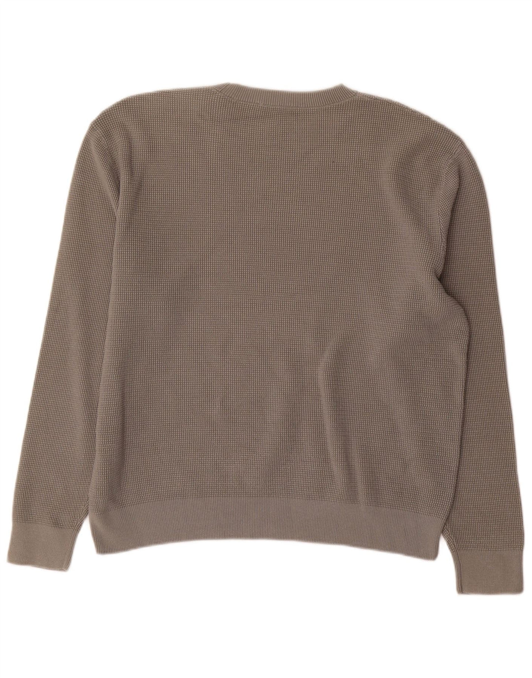 Cos Pull à col rond pour homme en coton gris grand