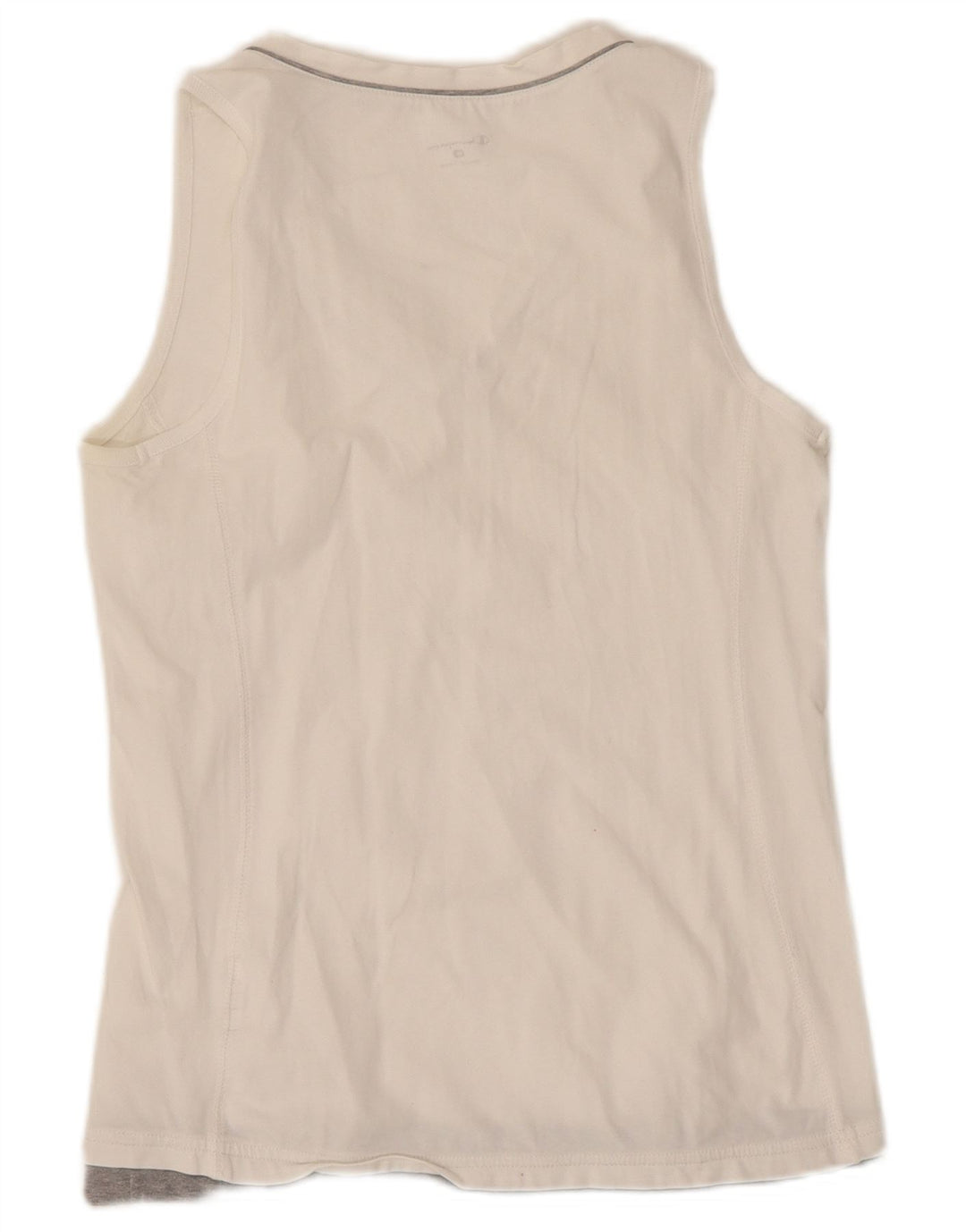 Champion Débardeur Femme UK 12 Medium Blanc Colourblock