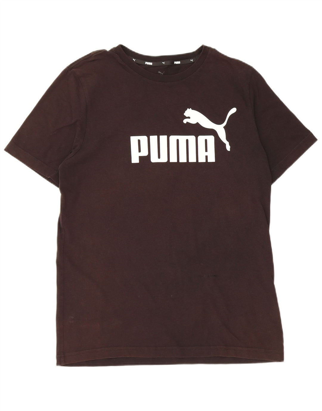 Puma T-Shirt Graphique Homme Noir Moyen Coton