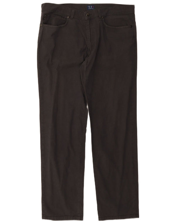 Trussardi Pantalon Casual Droit W38 L31 Gris Coton Homme