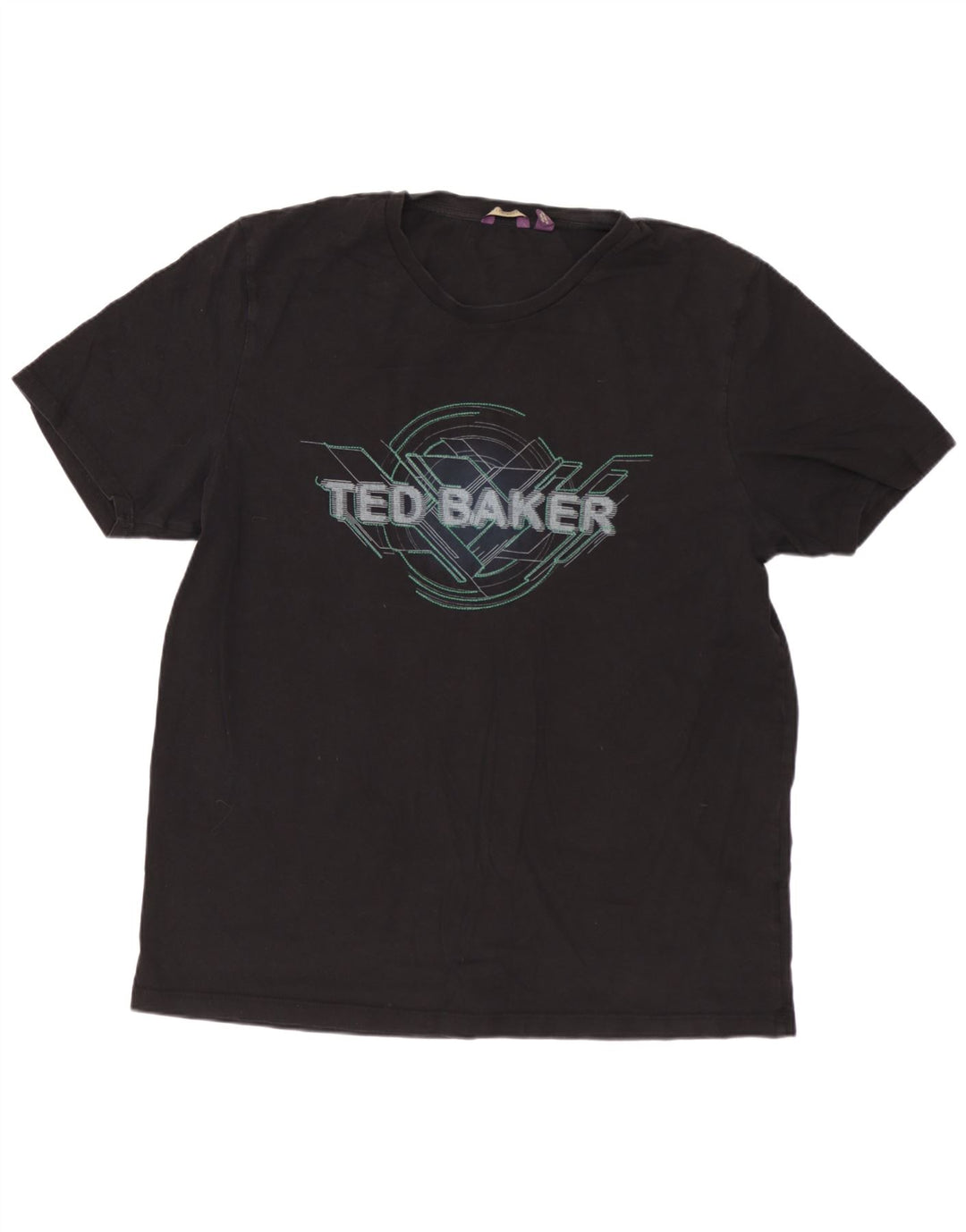 TED BAKER T-Shirt graphique pour hommes taille 6 2XL noir
