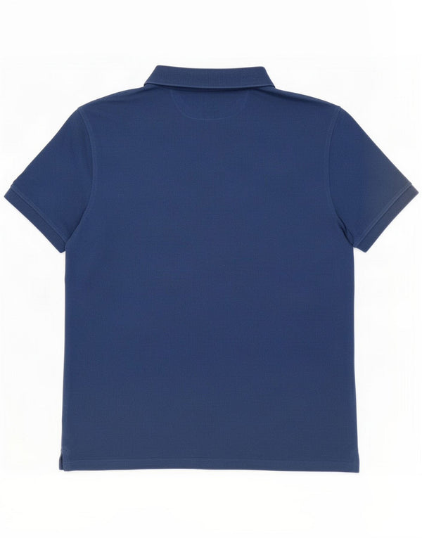 Massimo Dutti Polo Homme XL Bleu Marine Coton
