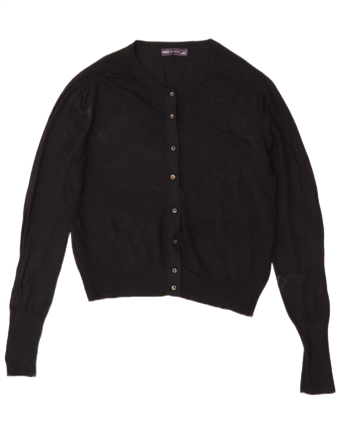 Marks & Spencer Pull cardigan surdimensionné pour femme UK 10 Small Noir