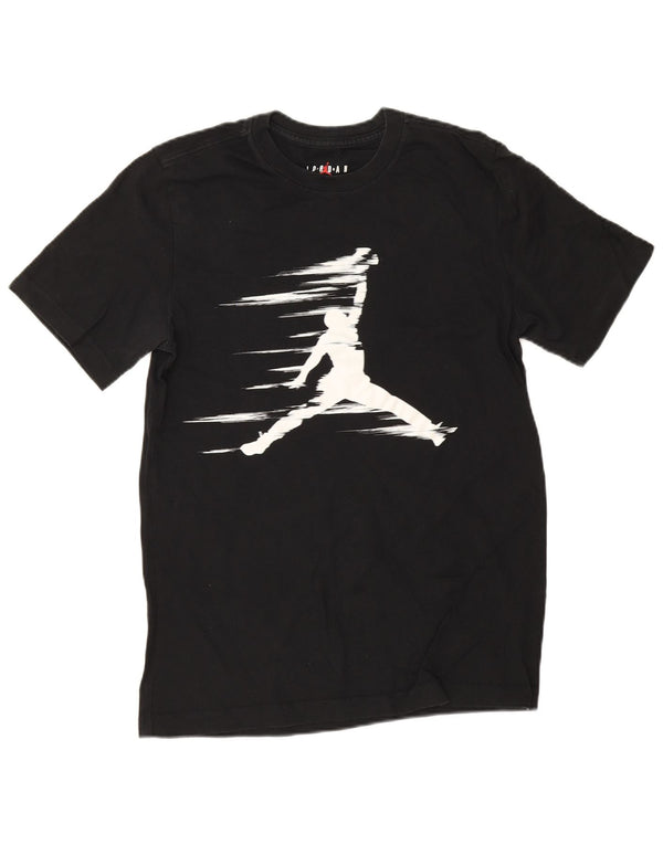 Jordan T-shirt graphique pour homme Petit coton noir