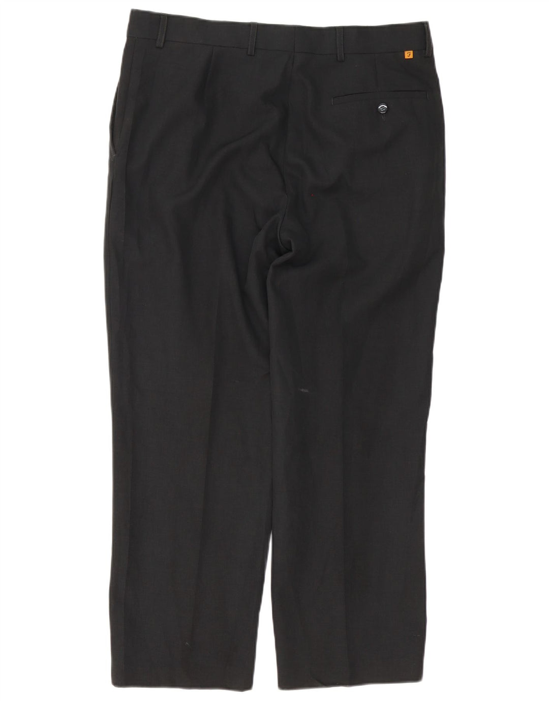 FARAH Pantalon de Costume Droit Homme W36 L28 Noir Polyester