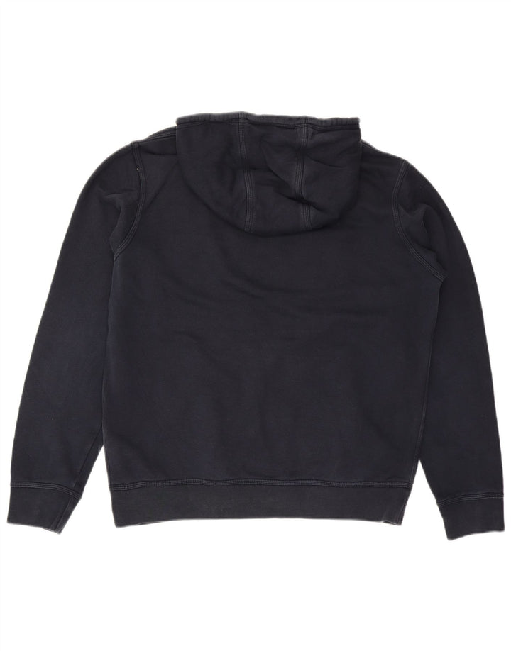Nike Pull à capuche pour homme en coton bleu marine Taille L