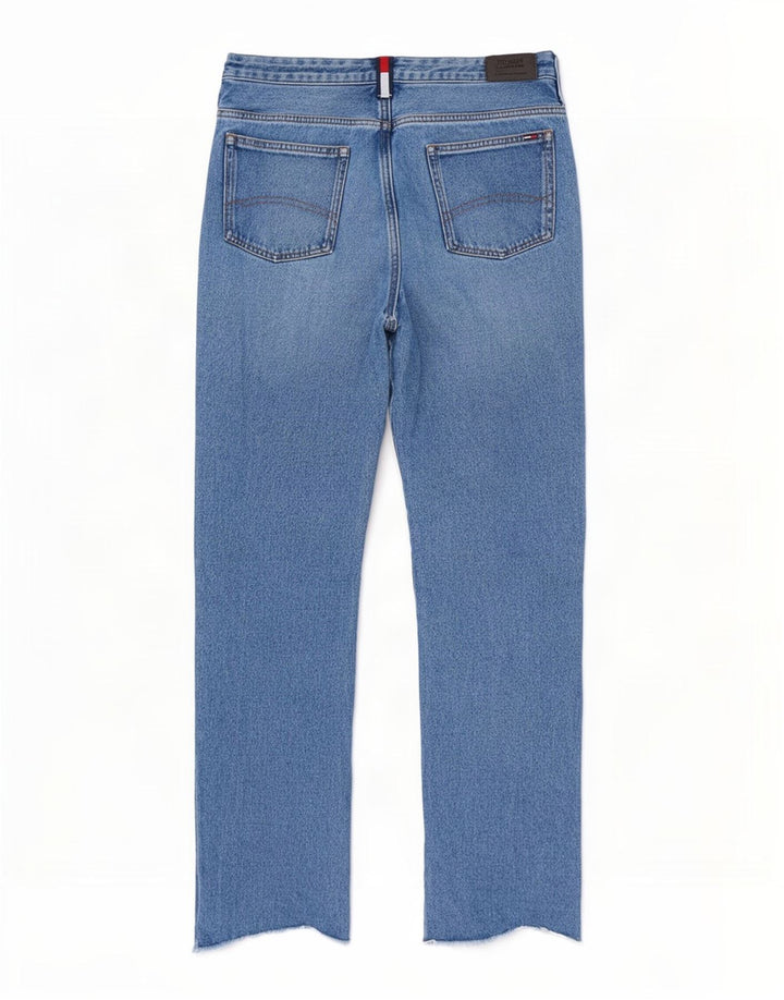 Tommy Hilfiger Jean slim effet vieilli W28 L28 en coton bleu pour femme