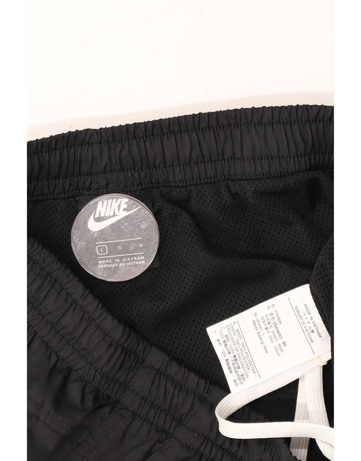 Short de bain Nike pour hommes, grand, noir, polyester