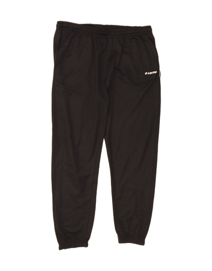 LOTTO Mens Tracksuit Trousers Joggers 2XL Black Polyester Vintage Lotto and Second-Hand Lotto from Messina Hembry 