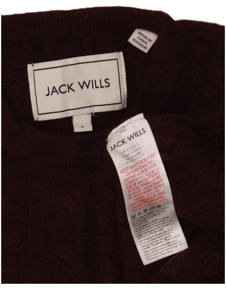 Jack Wills Pull à Col Rond Homme Petit Marron Polyamide
