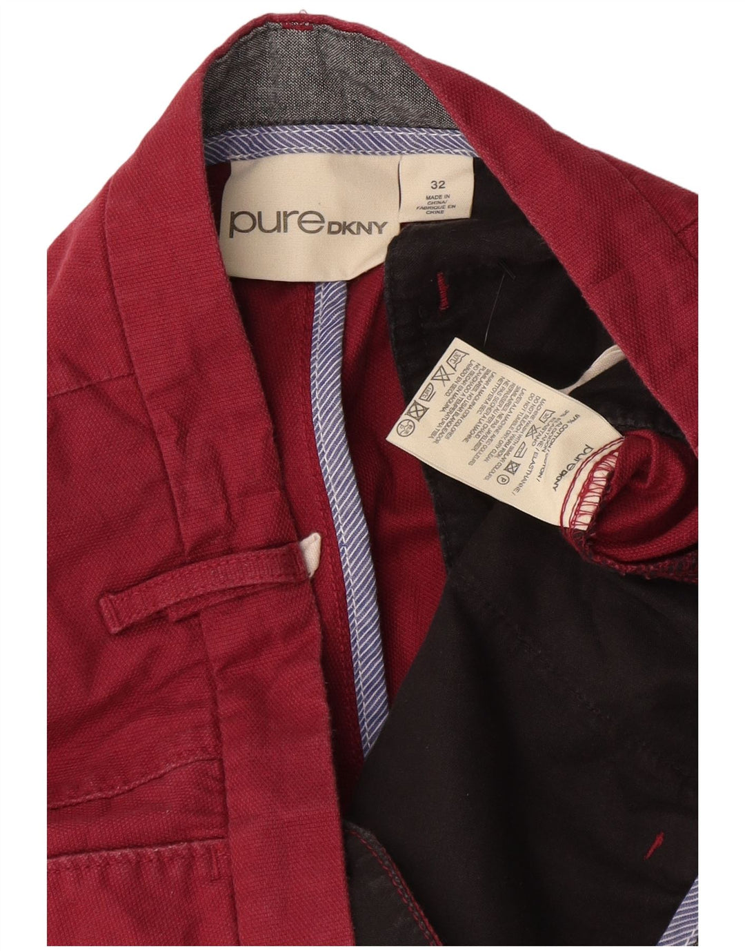 Dkny Short Cargo Homme W32 Coton Rouge Moyen