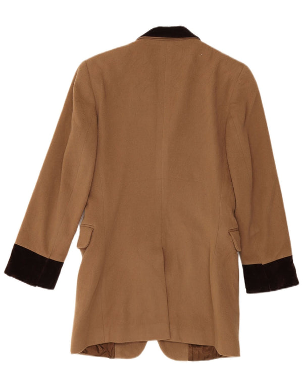 Al Duca D'Aosta Veste blazer longue à 4 boutons pour femme IT 40 Small Marron