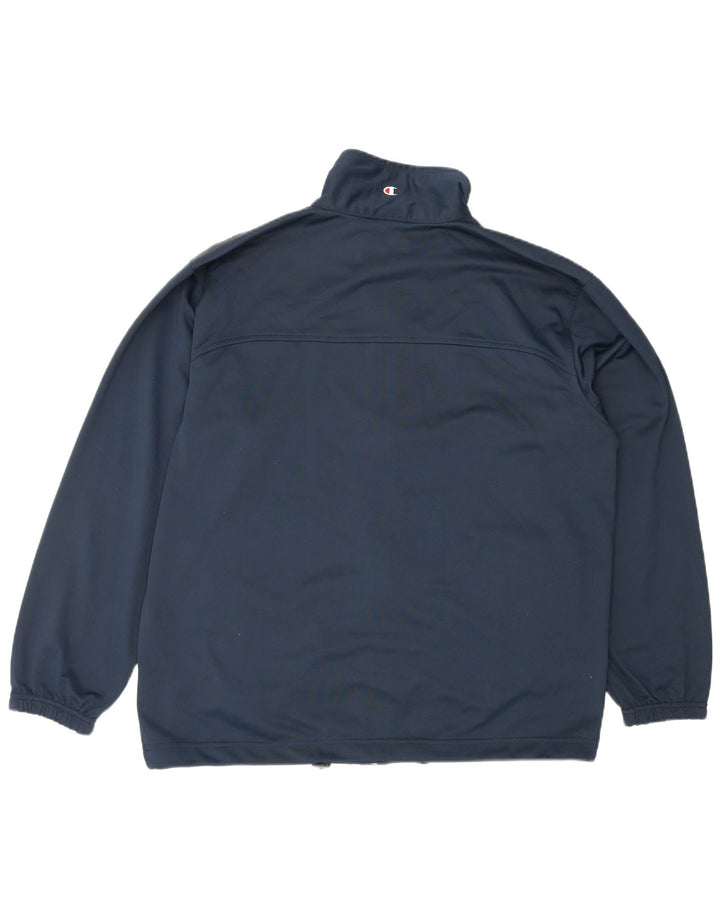 CHAMPION Veste de Survêtement Homme Bleu Marine Moyen Polyester