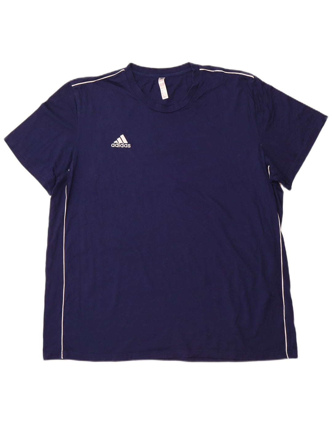 ADIDAS T-Shirt Homme Top 2XL Bleu Marine Coton