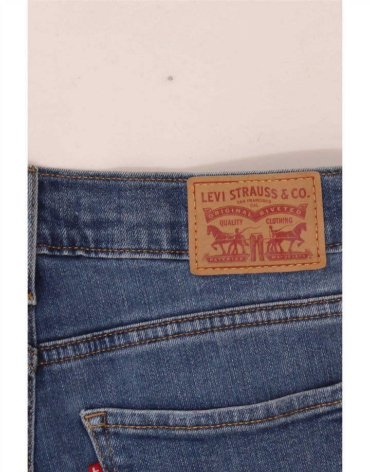 Levi's Jean Droit 724 Taille Haute Femme W28 L28 Bleu
