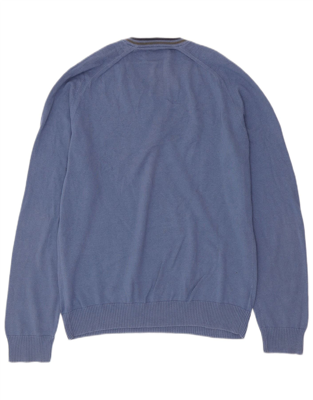 PENGUIN Pull col V pour homme en coton bleu Taille L