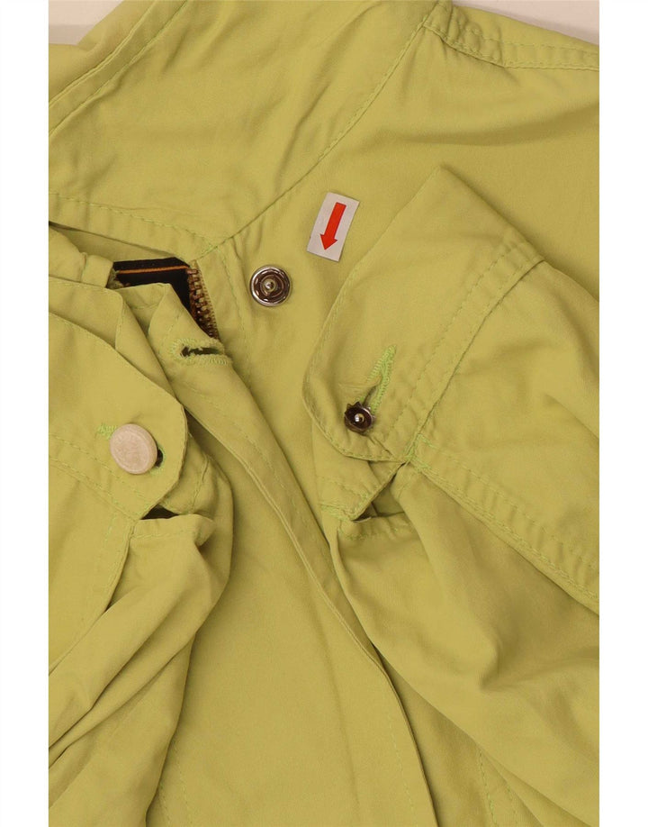 Trussardi Jeans Blouson Bomber Oversize IT 44 Femme Vert Moyen Polyamide
