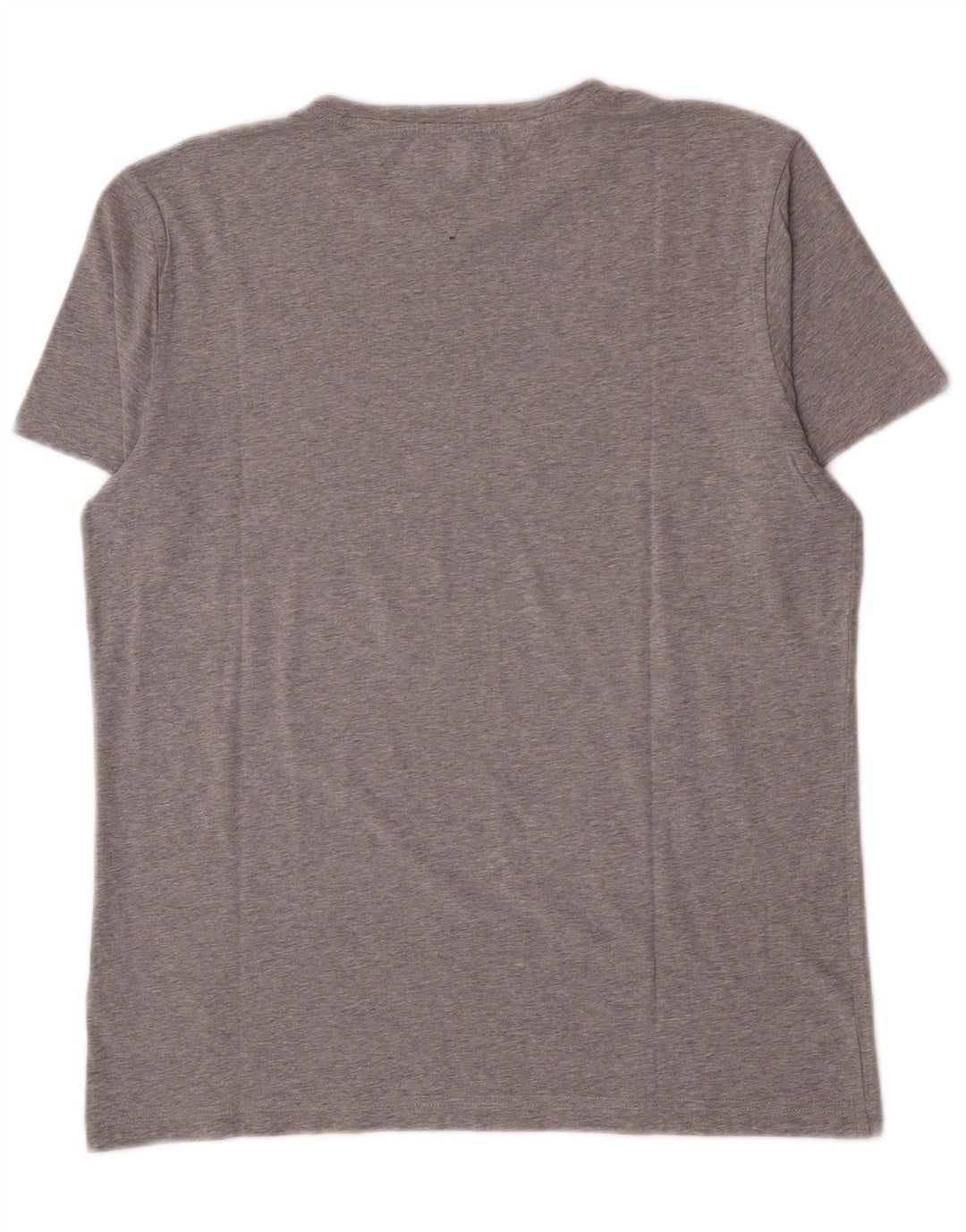 Tommy Hilfiger T-Shirt Homme Haut Large Gris Coton