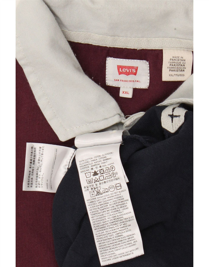 Levi's Polo Graphic Rugby 2XL Homme Multicolore Colourblock