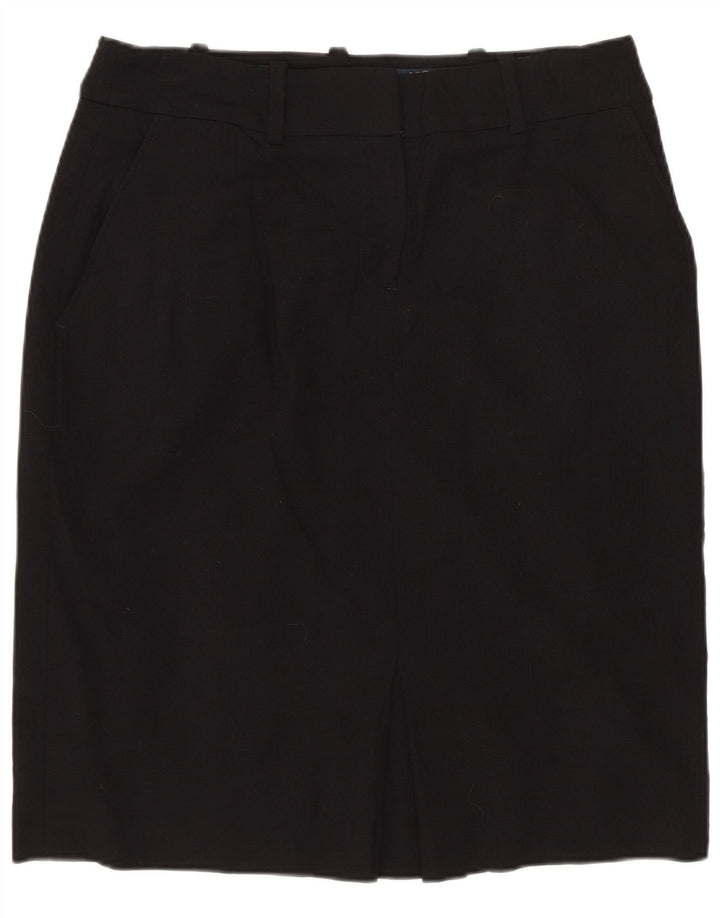 BROOKS BROTHERS Jupe droite pour femme US 4 Medium W30 Laine noire