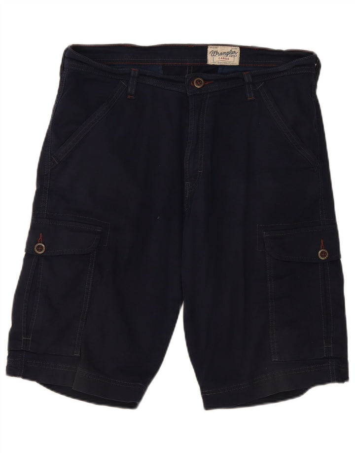 Wrangler Short Cargo Homme W32 Coton Bleu Marine Moyen