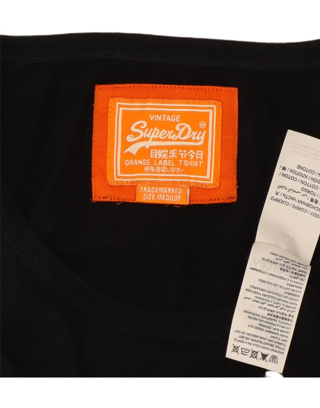 SUPERDRY Débardeur Homme Noir Moyen Coton