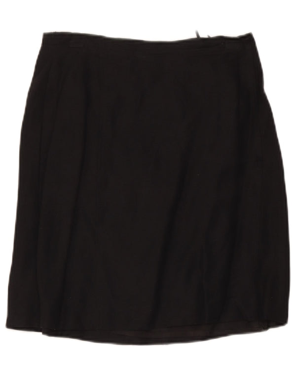 Max & Co. Mini jupe femme UK 10 Small W28 Lin noir