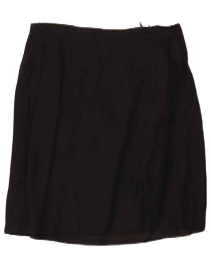 Max & Co. Mini jupe femme UK 10 Small W28 Lin noir