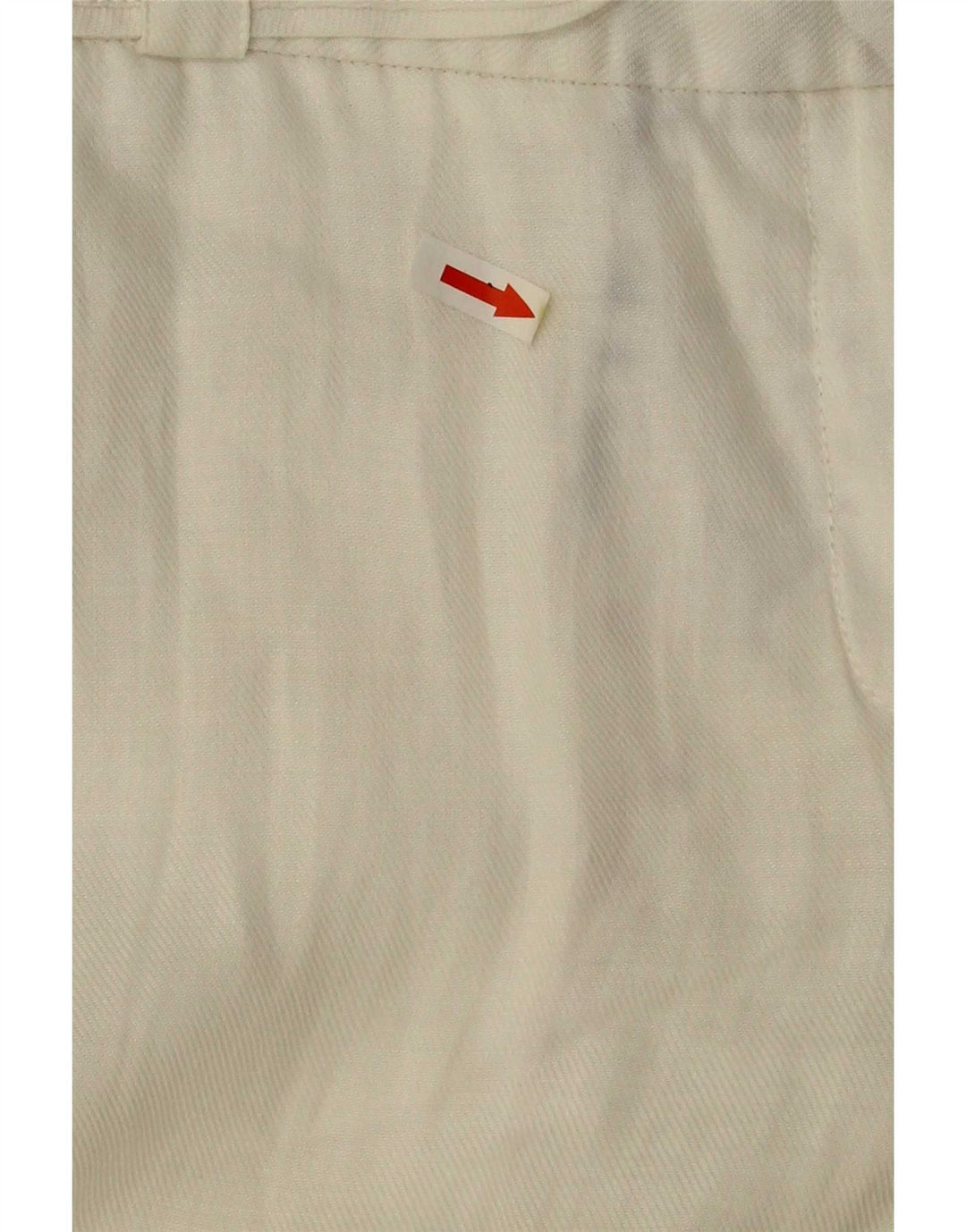 Zara Pantalon Chino Bootcut Femme EU 38 Petit W28 L32 Blanc