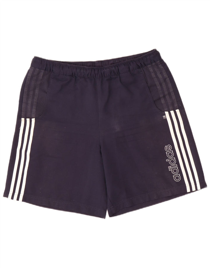 Adidas Short de sport graphique pour homme Grand bleu marine Polyester