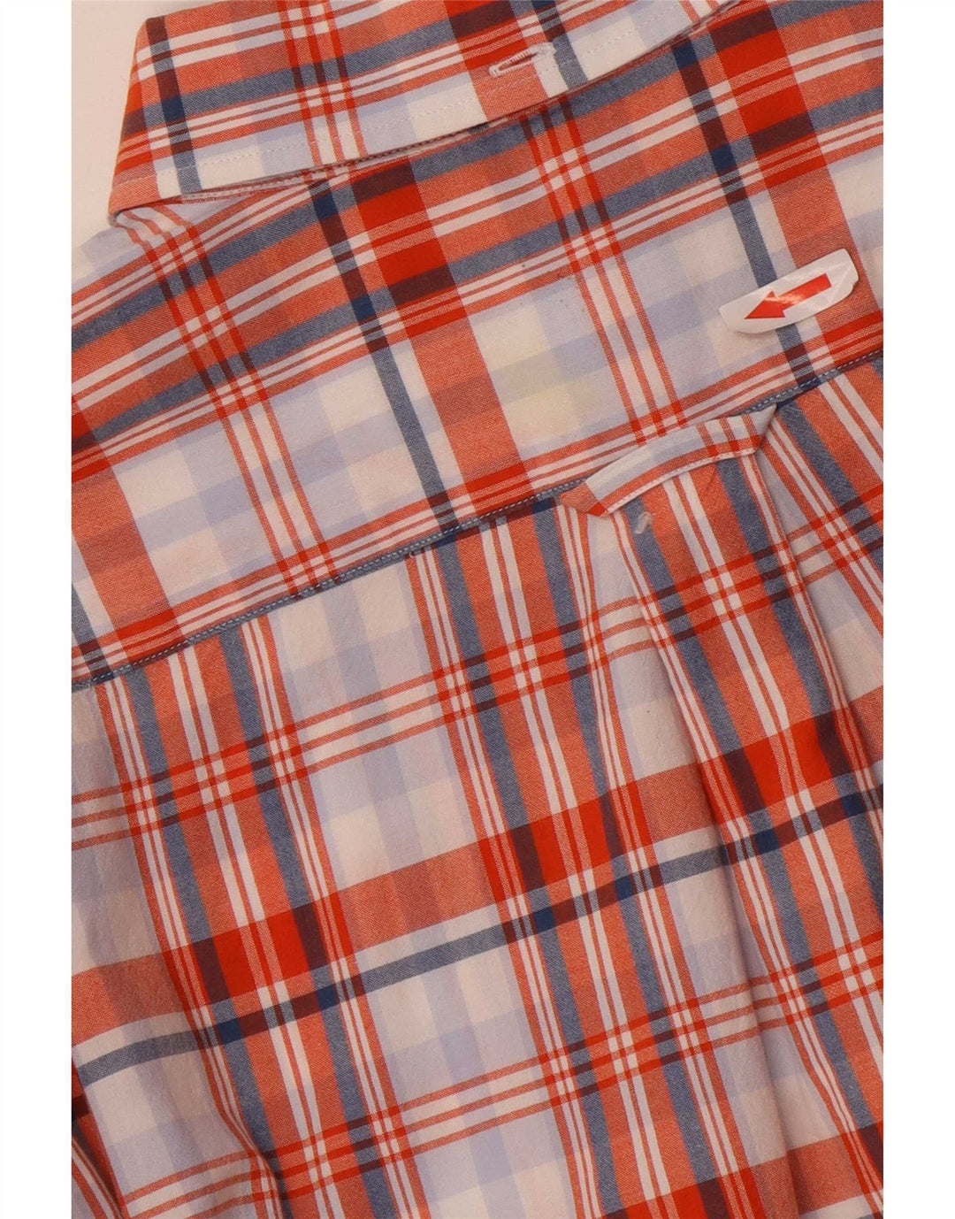 Gant Chemise coupe classique pour homme Taille 41/42 16 1/2 Grand carreaux rouges en coton