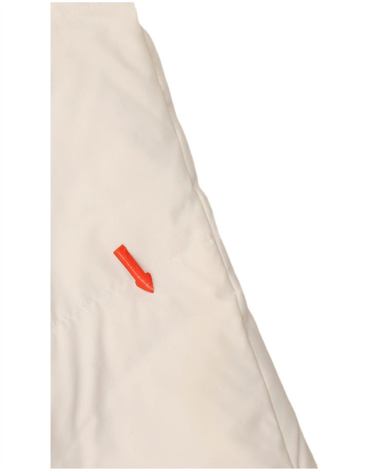 Champion Veste rembourrée à capuche pour femme UK 14 Medium Blanc Polyester