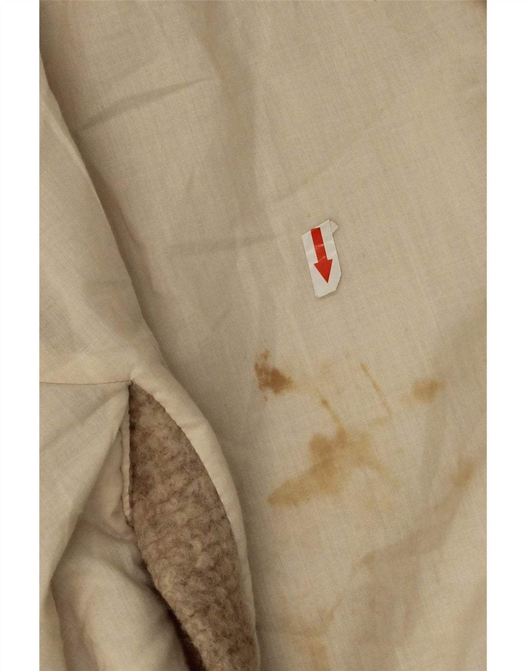Zara Manteau croisé pour femme UK 42 XL Laine beige