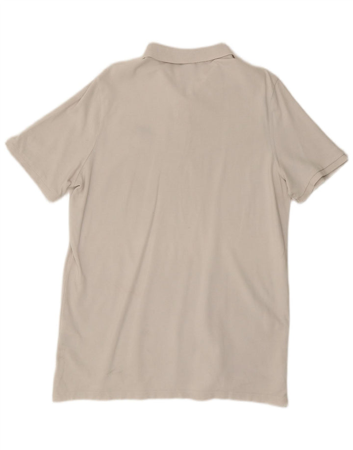 NIKE Polo Homme XL Blanc Coton