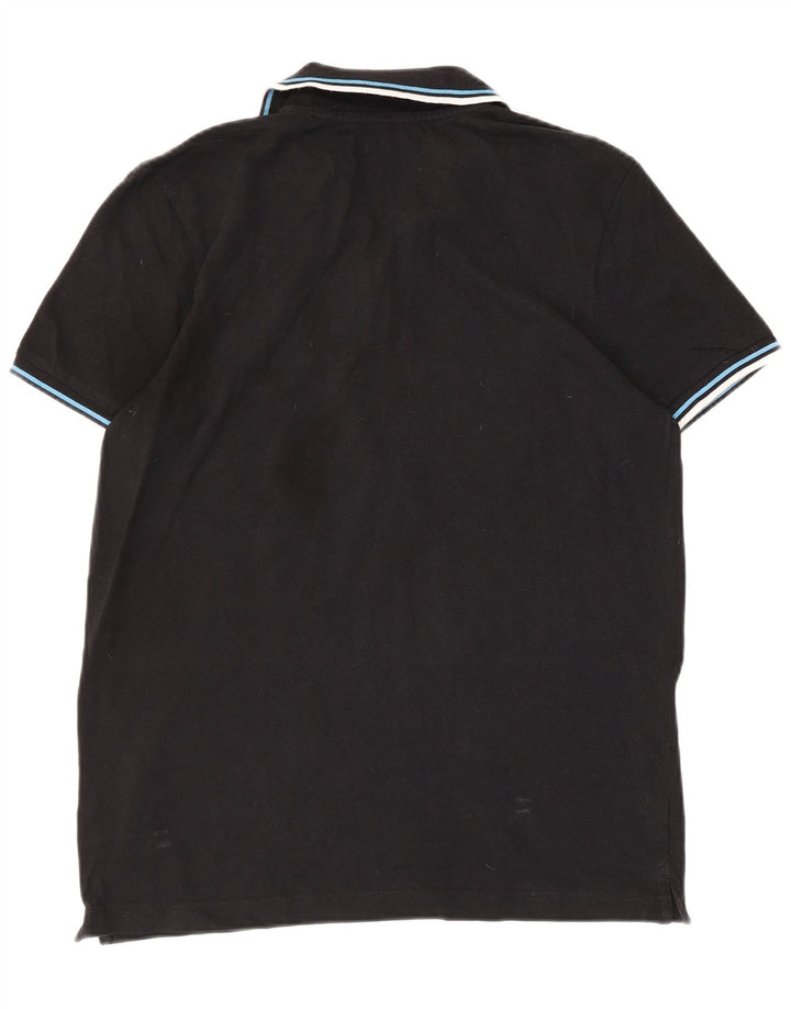 DIADORA Polo Homme Coton Noir Moyen