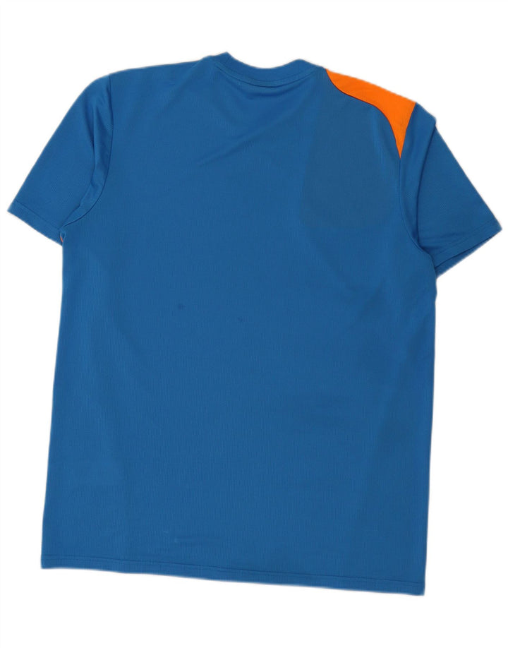 ADIDAS T-shirt graphique pour hommes, grand bleu, polyester color block