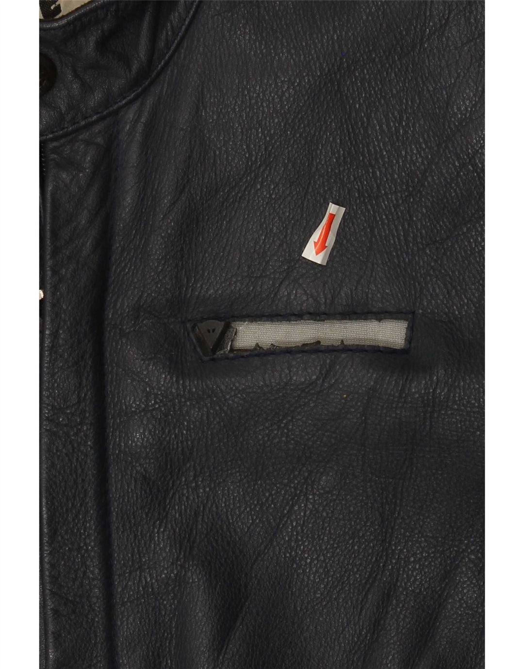 Dainese Veste de course en cuir pour homme IT 50 Bleu marine moyen Colourblock