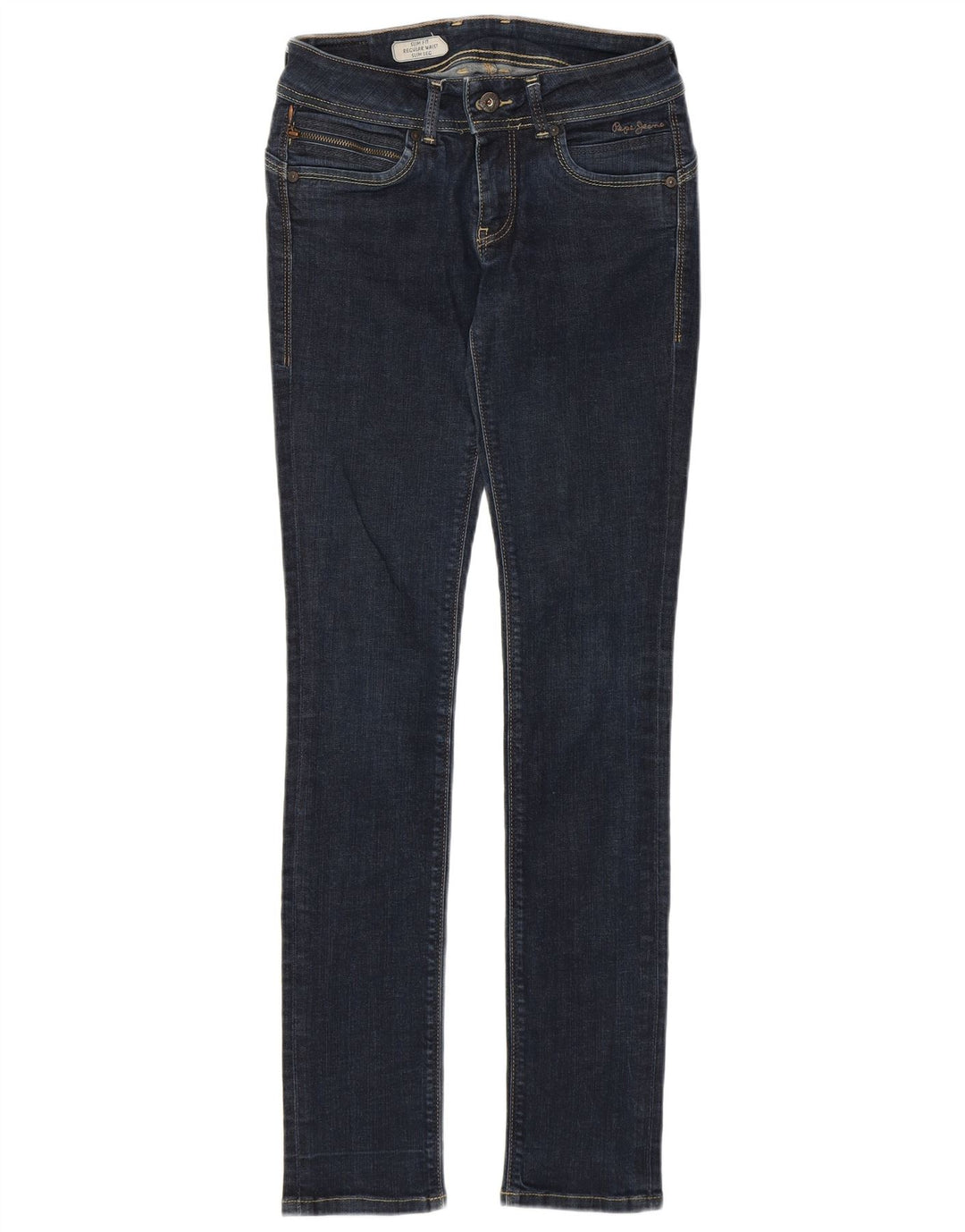 PEPE Jeans Jean Slim Femme W28 L32 Bleu Coton