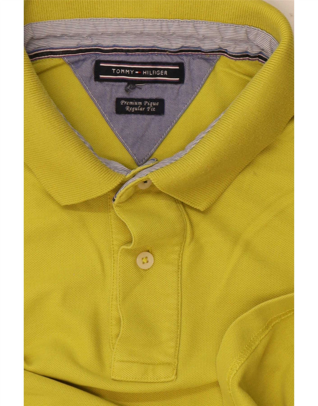 Tommy Hilfiger Polo Regular Fit Homme Jaune XL