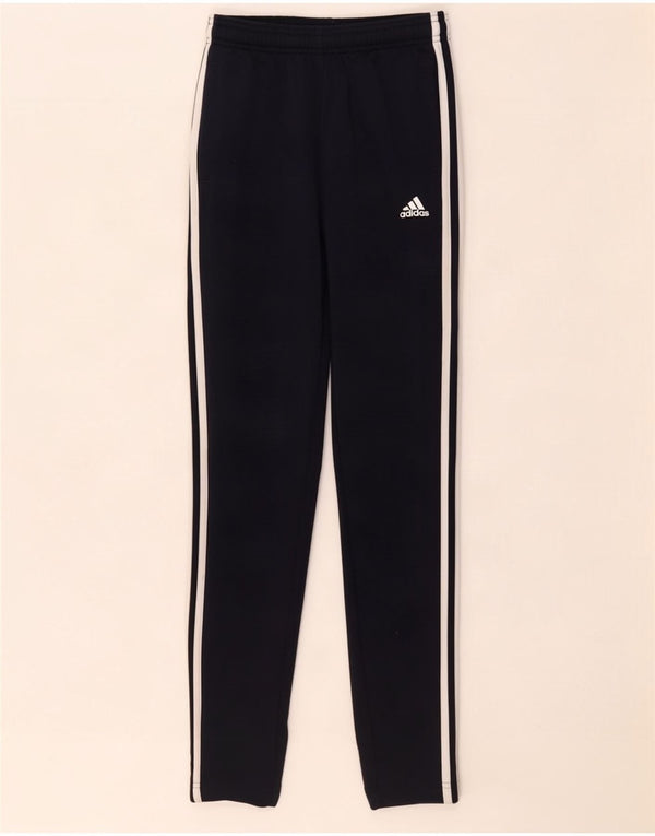 Pantalon de survêtement Adidas garçon 11-12 ans bleu marine polyester