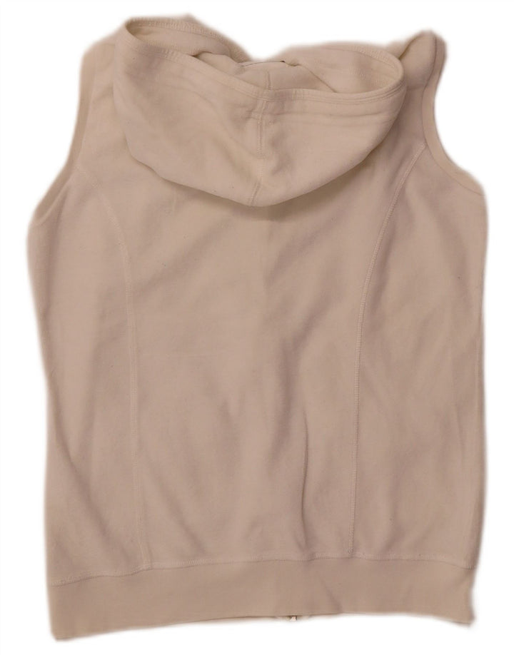 Champion Pull à capuche zippé Heritage Fit pour femme UK 14 Blanc moyen