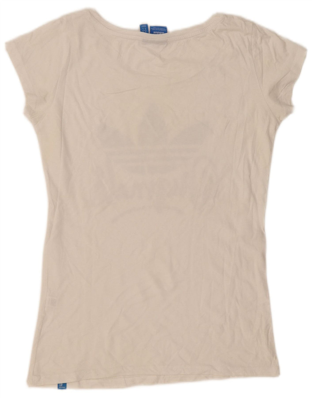 Adidas T-shirt graphique pour femme UK 12 Blanc moyen
