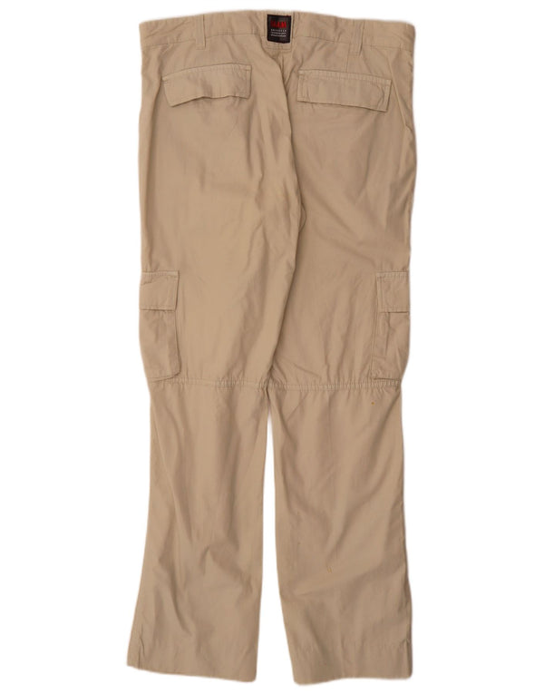 Slam Pantalon Cargo Droit Homme IT 52 XL W36 L32 Coton Blanc Cassé