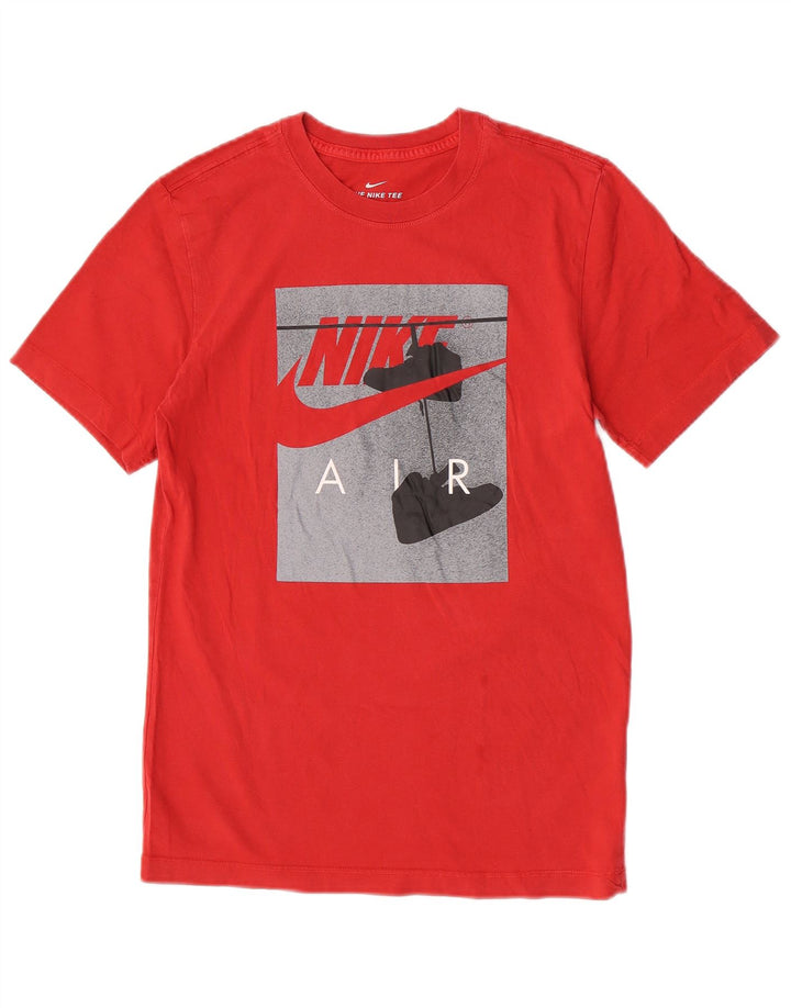 Nike T-shirt graphique pour homme en coton rouge Taille S